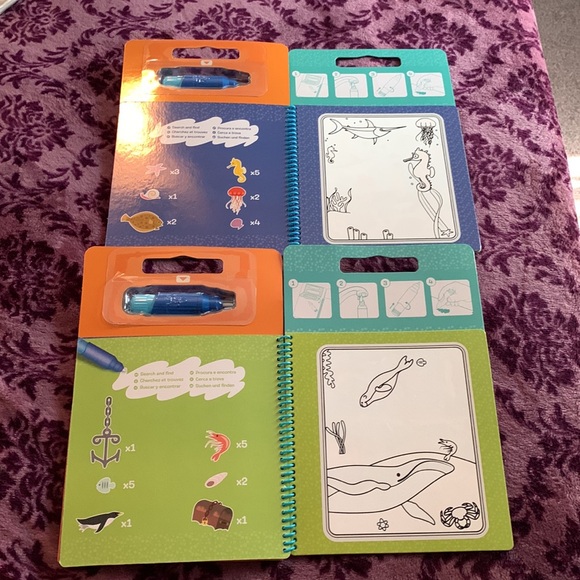 Melissa and Doug, Water reveal reusable scenes, Sea Life, - Picture 2 of 5